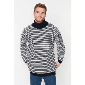 NWT Trendyol Men Oversize Turtleneck Knitwear Sweater
